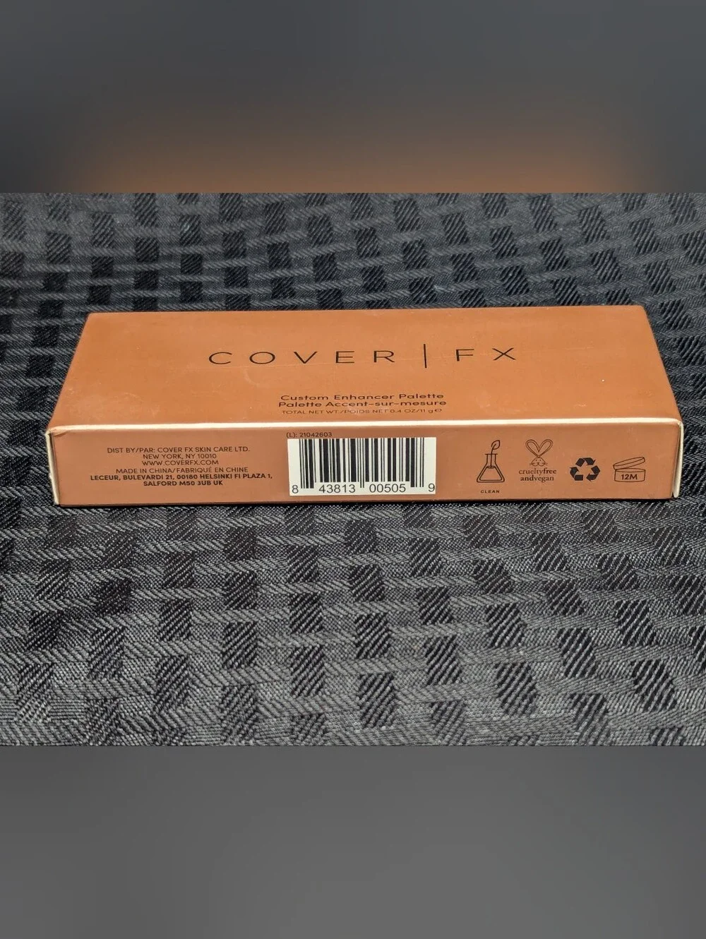 Cover Fx Custom Enhancement Palette.
